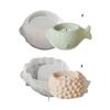 Creative Fish Tank Shape Silicone Candle Holder Mold For DIY Succulent Flower Pot And Jewelry Storage Box Crafting