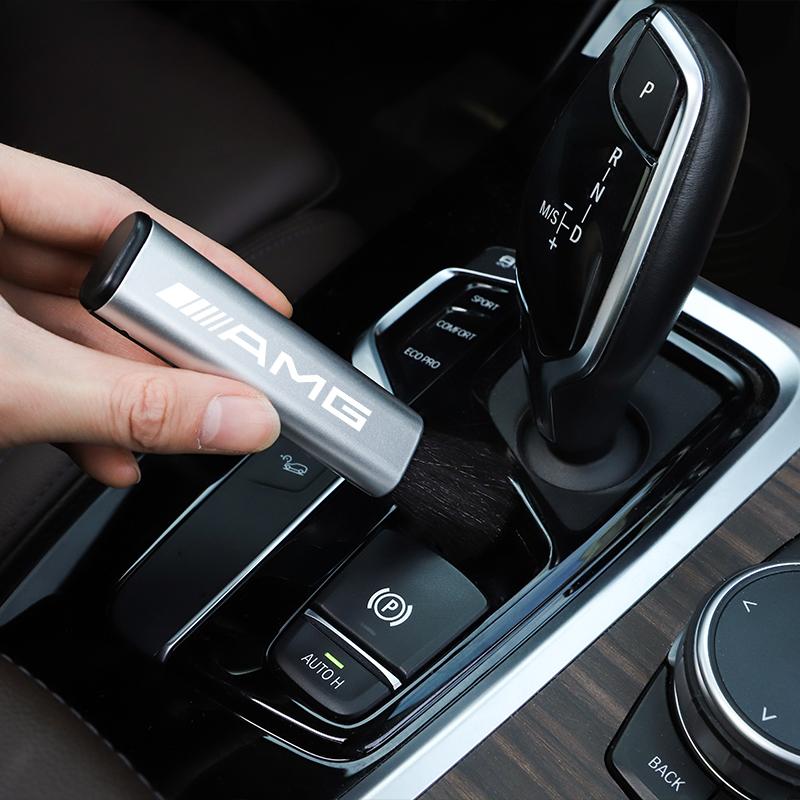 Car Interior Gap Cleaning Brush Soft Wool Car Wash Tools For Mercedes Benz AMG GLC W203 W206 W220 W205 W211 W212 W201 W210 W108 XV7