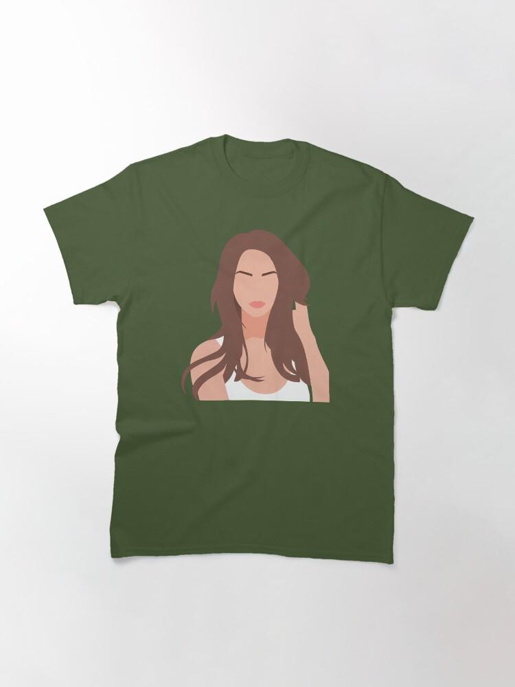 Selena Gomez Lineless Illustration Classic T-Shirt
