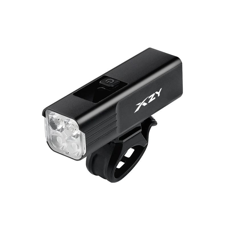 

Luz delantera LED para bicicleta recargable por USB resistente al agua para ciclismo nocturno