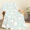 Interessante Cartone Animato M Molang G Coperta Morbida Coperta Plaid per Casa Camera da Letto Letto Divano Picnic Viaggio Ufficio Coperta Copri Riposo Regalo