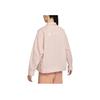 Nike Logo Print Zip-Up Collared Woven Jacket Women Jackets Oxford-Pink FD9929-601