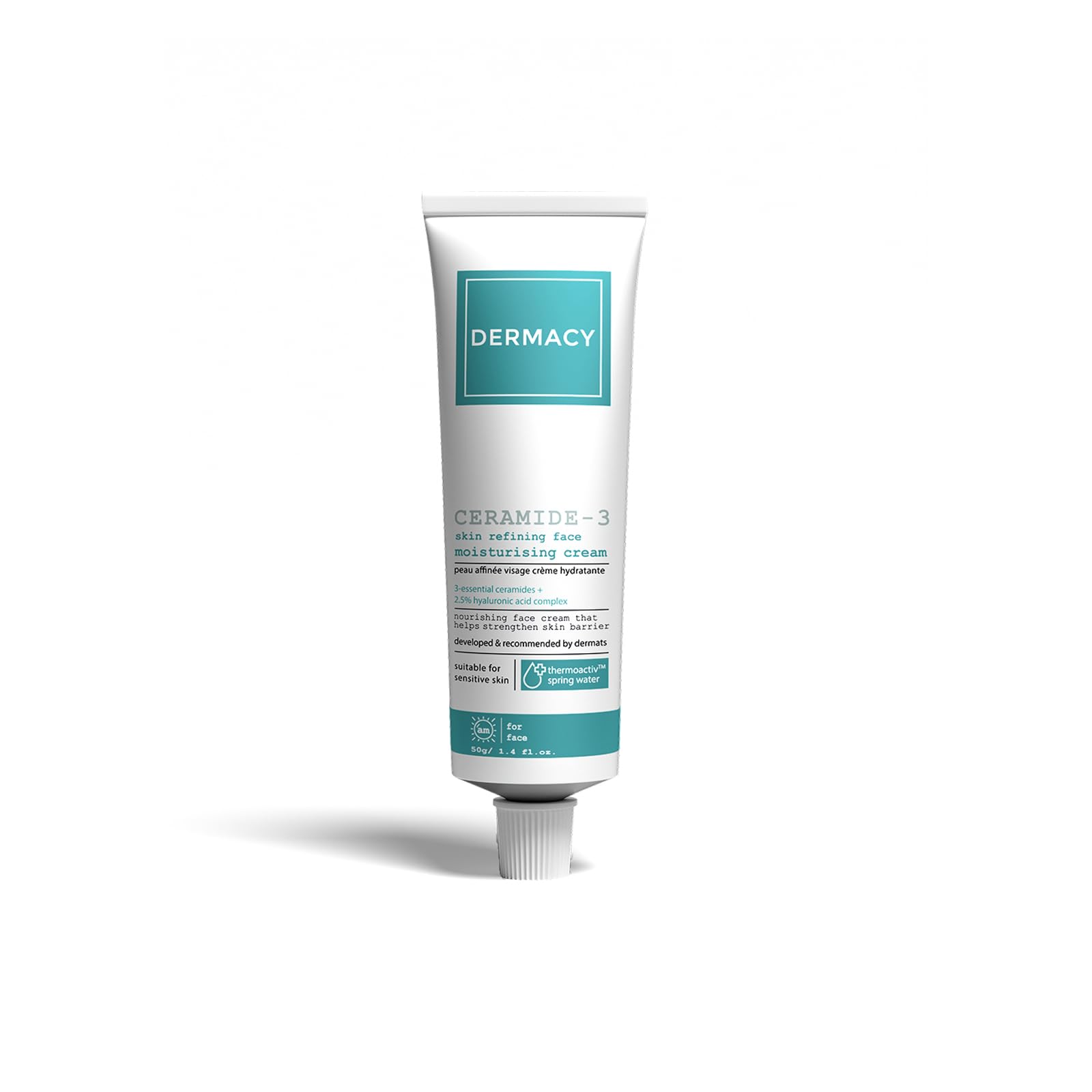 Dermacy Ceramide - 3 Skin Refining Face Moisturising Cream | Barrier - Strengthening Moisturising Cream, Helps To Restore Skin Barrier | 3 - Essent