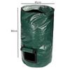 80L Household Organic Waste Kitchen Garden Yard Compost Bag Portable Environmental PE Cloth Planter 45X80CM