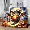 1pc Cute Bat Halloween Blanket  Home Decorative for All Seasons, Living Room, Travel, Camping