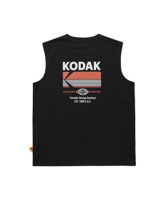 KODAK Breeze Pop Aerocool Big Graphic Sleeveless T-Shirt Black