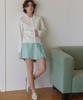 Okuka Linen Skirt Shorts - Mint