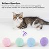 4Pcs Cat Cotton Rope Balls with Rustling Stone Boredom Relief Interactive Woven Cat Ball Toys for Kitten Cat