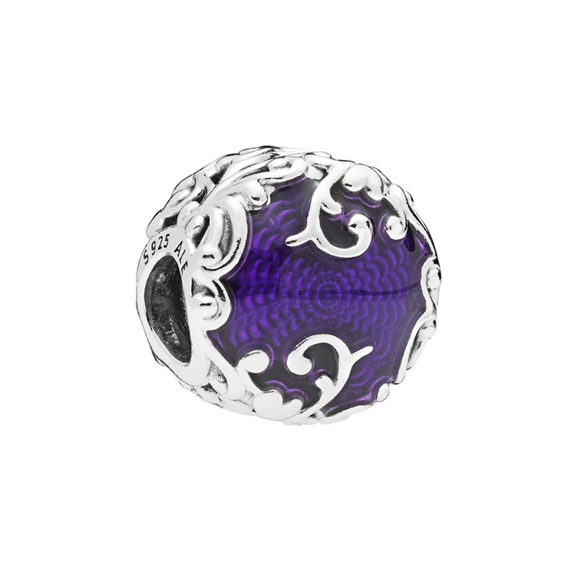 Pandora Fashion Totem Enamel Vine Bead Accessory Women Accessories Purple 0797607EN13 Purple,F