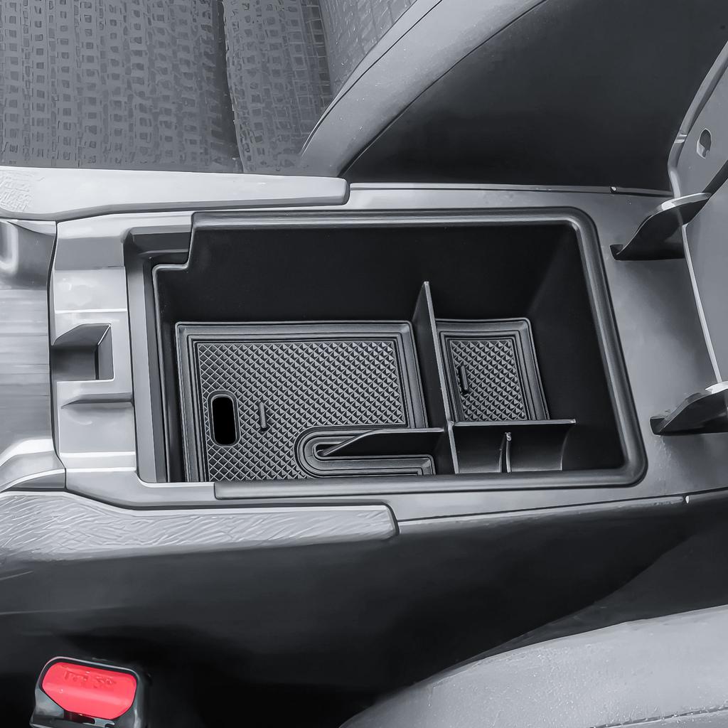 HGWEI Car Center Console Organizer Compatible with 2025 Nissan Kicks Interior Car Accessories Storage Armrest Box Storage Tray