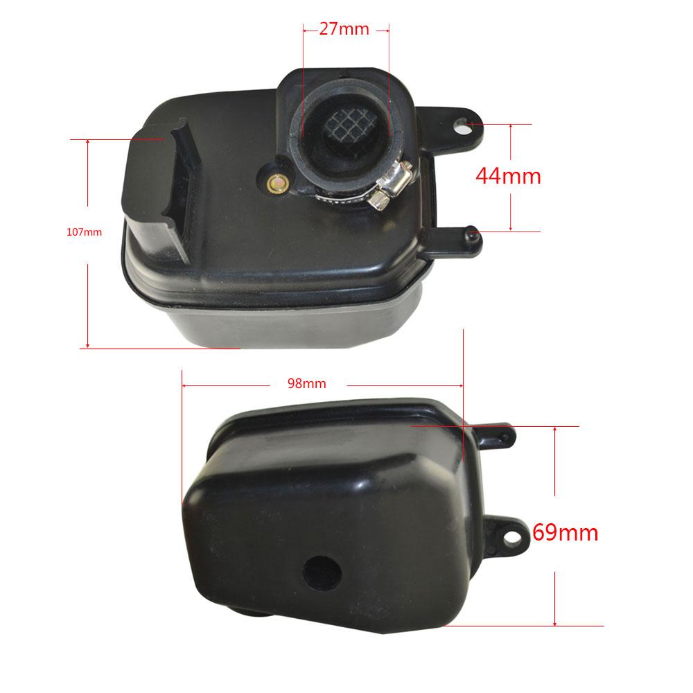 FLYPIG Carburetor Carb + Air Filter Box Kit for Yamaha Y ZINGER PW 50 PW50 QT50 YT60 3 Wheeler YF60 ATV