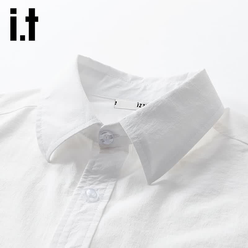 Izzueit Men's Ice Silk Cooling Casual Shirt