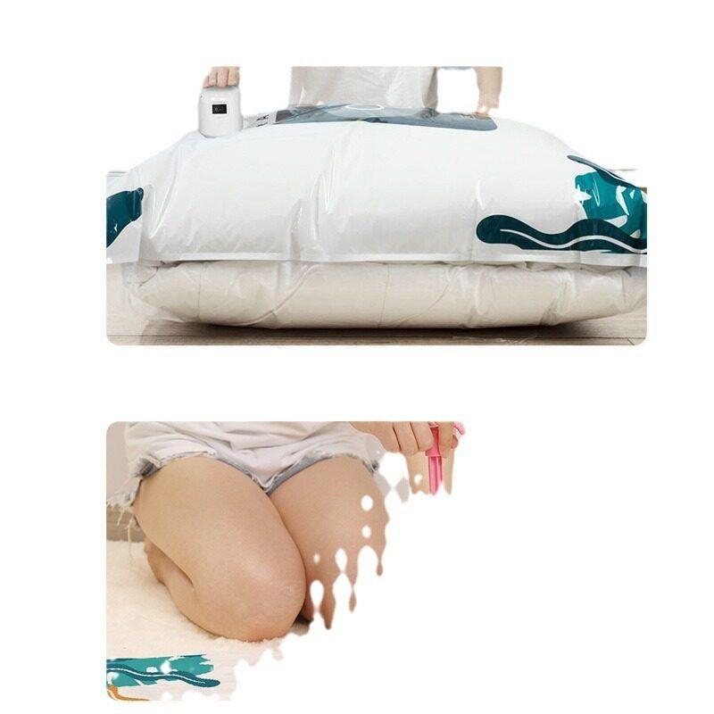 Large Cotton Quilt Vacuum Storage Bag, Clothing Storage Bag, Home Travel Packing Bag, Thickened Vacuum Compression Bag