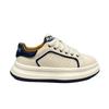 Autumn New Leather Youth Casual Board Shoes Platform Niche Low-top Sports Shoes Aj