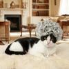 Elastic Band Cat Funny Headpiece Adjustable Pet Cosplay Wigs Cute Pet Afro Wig  Parties