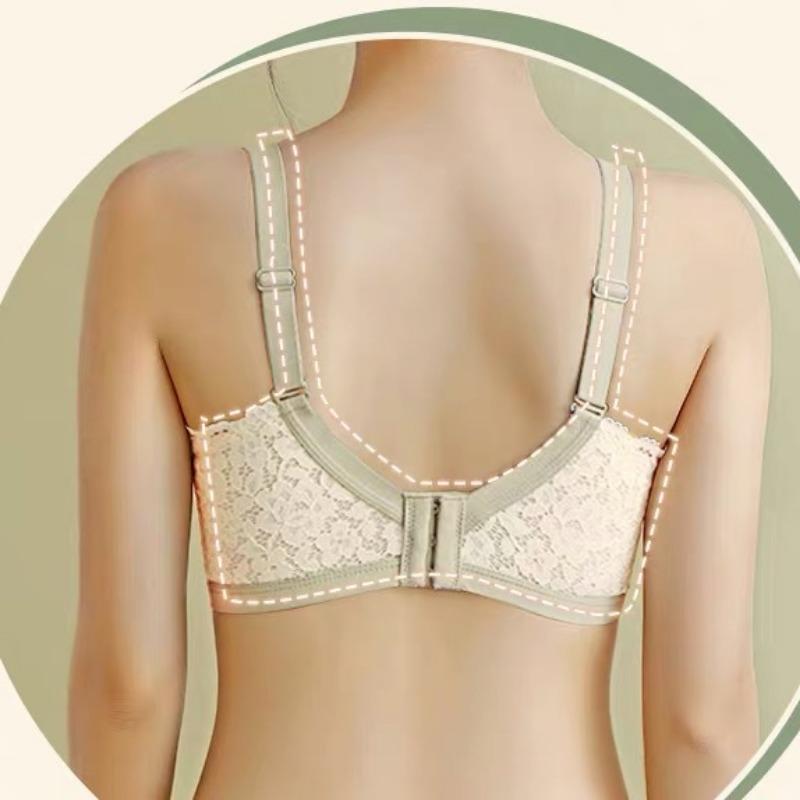 Sommer-Unterwäschemodelle mit ultradünner Spitze zum Sammeln von seitlichen, schlaffen BHs ohne Stahlringe