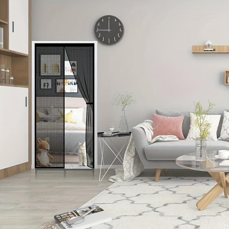 Magnetic Screen Curtain - Easy Install Insect Net for Doors/Windows, Breathable Polyester, Summer Essential