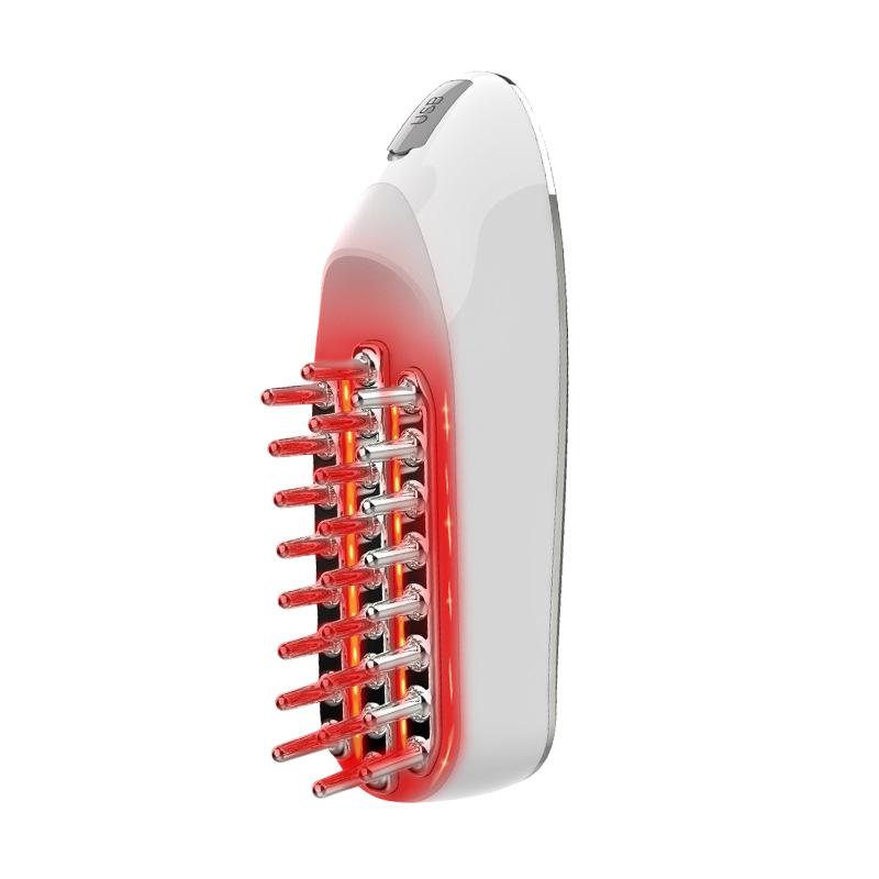 EMS Micro-current Massage Hair Scalp Care Instrument, Red Light Hair Care Meridian Electric Massage Comb