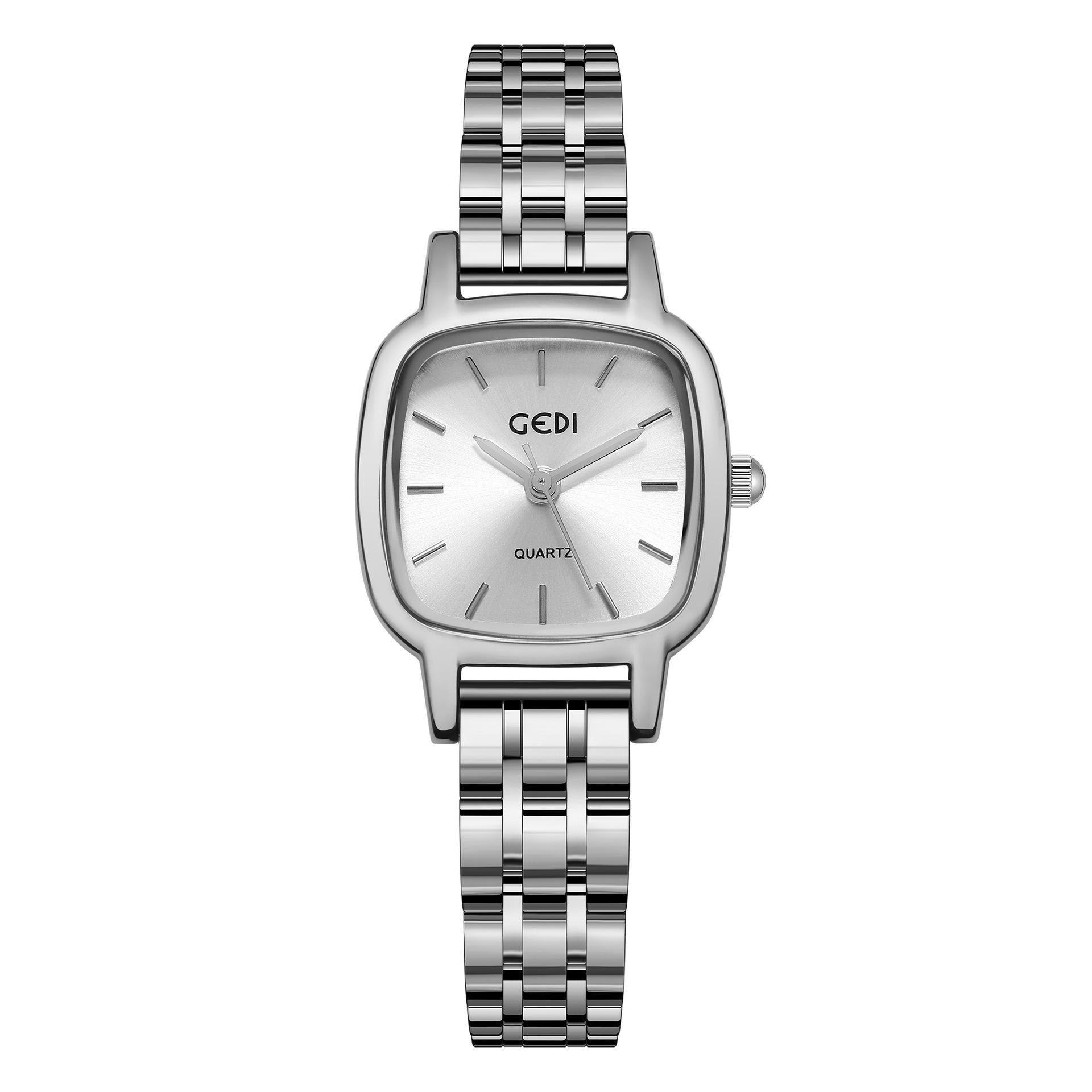 Niche High-End Watch, Simple Student Steel Belt Quartz Watch, Waterproof Women S Watch