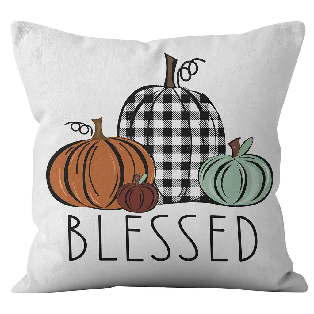 New Thanksgiving Pumpkin Dwarf Pillow Case Home Cushion Pillow Case