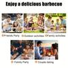 6-24 Stück 55cm BBQ-Gabel BBQ-Spieße Langer Griff Kebab Grillspieße Wiederverwendbar Edelstahl Outdoor Camping Grillnadel