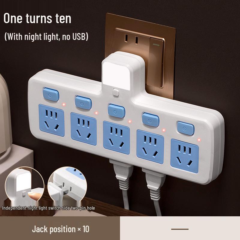 High-Power 16A Multi-Position Socket Board with USB