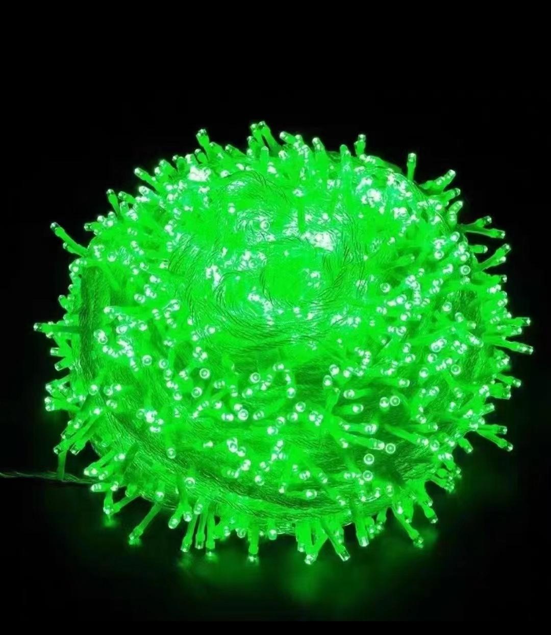 

10M 100LEDs светодиодная гирлянда AC 220V 110V гирлянда лампы водонепроницаемые наружные гирлянды вечеринка праздник Рождество свадьба украшение 10M US Plug зелёный