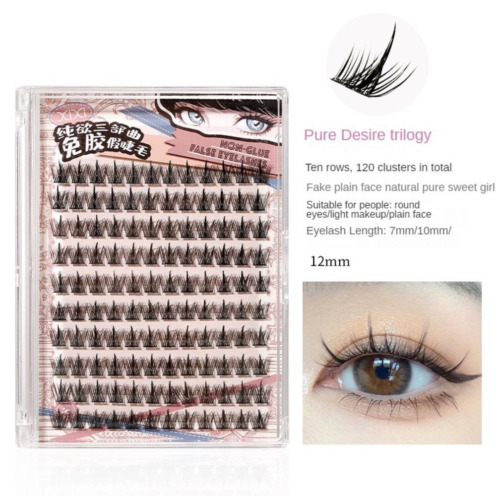 Glue-free False Eyelashes for Women, Sunflower Trilogy, Natural Simulation, Glue-free Self-adhesive Eyelash Stickers for Lazy People