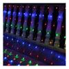 (Multi-coloured, 3*2M) LED Net Mesh Light Christmas Window Curtain String Light Outdoor Fairy Light Garland for Wedding Holiday Decor