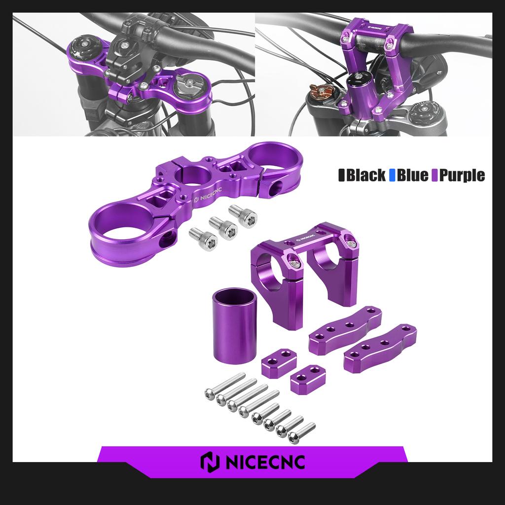 NICECNC Vordere Lenkerstange Riser Halterung Obere Gabelbrücke Oberes Lenkerverbindungsstück Höhenverstellkit Für Surron Light Bee X S