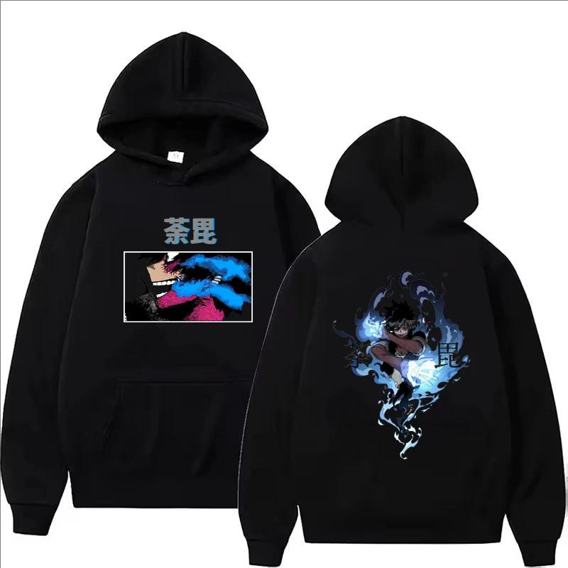 Japanese Anime Harajuku Printed Hoodie Men Autumn Winter Japan Style Casual O-Neck Long Sleeve Fleece High Street Sweatshirts