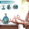 Meeresschildkröte Meditation Yoga Dekor Kreative Harz Handwerk Ornament Meditieren Zen Yoga Meeresschildkröte Statue Küstenstrand Home Office Dekorationen