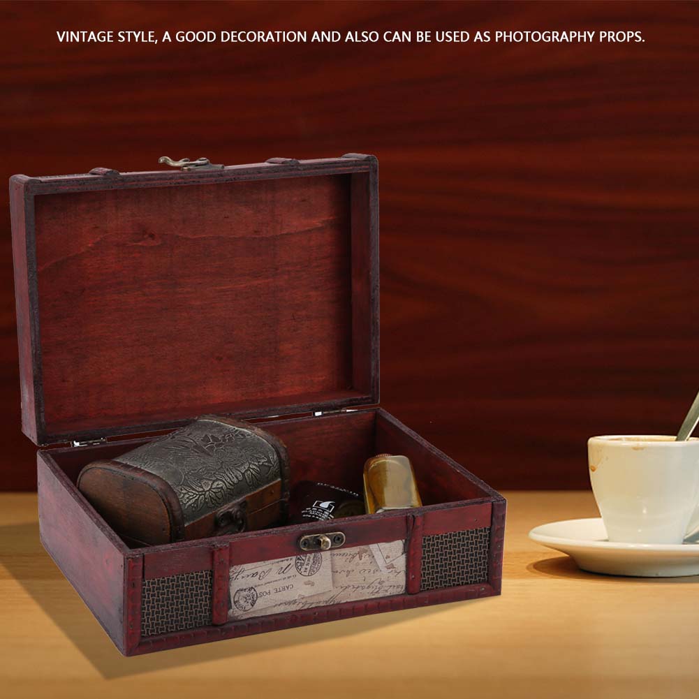 Vintage Wooden Jewelry Storage Box   Wooden Decorative Book Box(Grape)