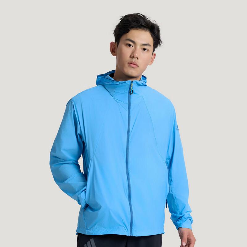 Мужская тканая куртка Adidas для хайкинга и активного отдыха с капюшоном L