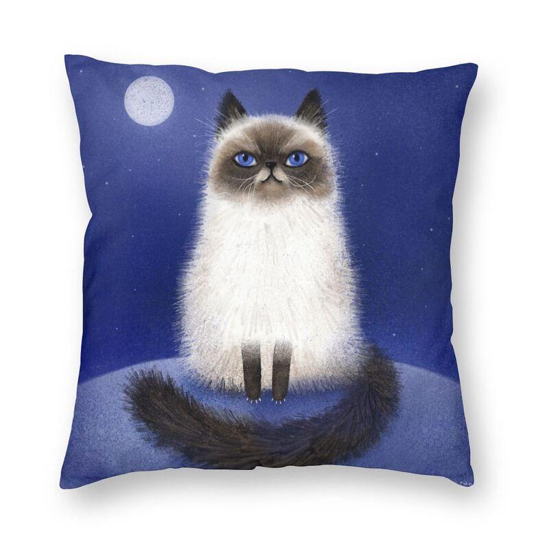 Cheap Cute Himalayan Cat Pillow Case 45x45cm Decor Home Luxury Cushion