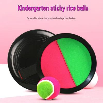Klettballschläger-Set für drinnen und draußen zum Spielen zwischen Eltern und Kind