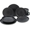 CreaTable Uno Lava Dinnerware Set, 12 Pieces (23861)