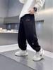 Boys' Striped High-Street Cuffed Sweatpants - Trendy Spring/Autumn Activewear