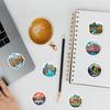 50 New Nordic Landmark Graffiti Stickers Mobile Phone Computer Suitcase Waterproof Decorative DIY Stickers