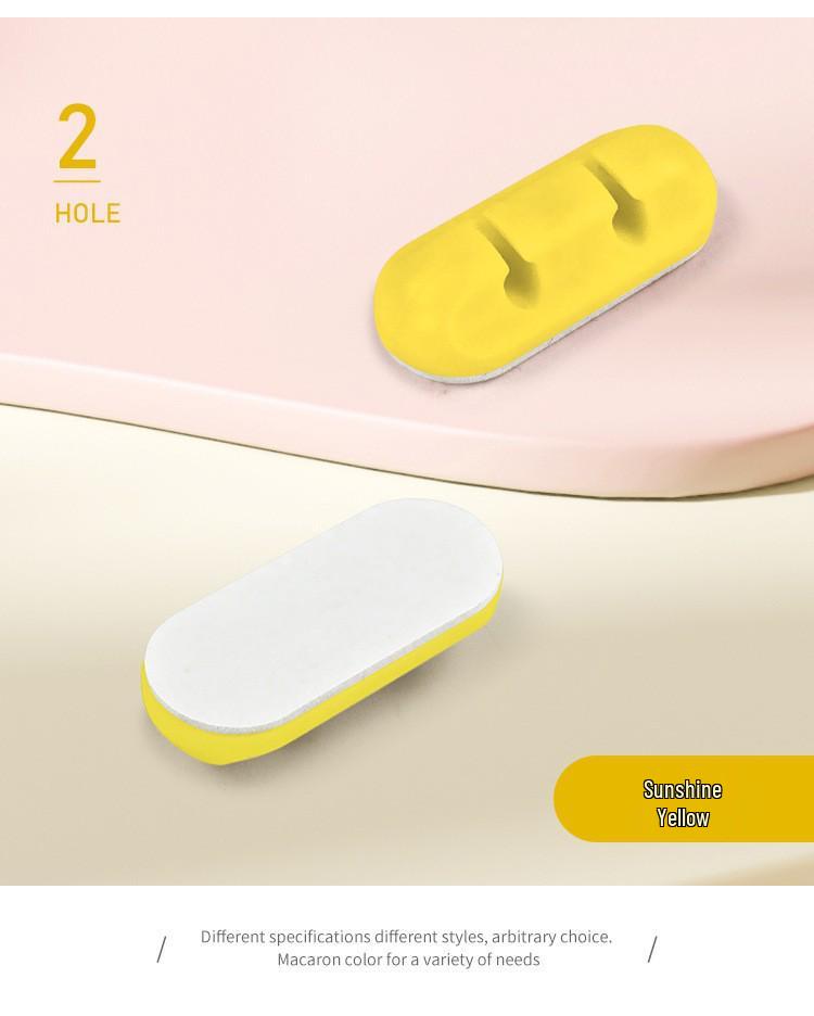 Self-Adhesive Desktop Cable Organizer and Protector for Charging, Mouse, and Earphone Wires