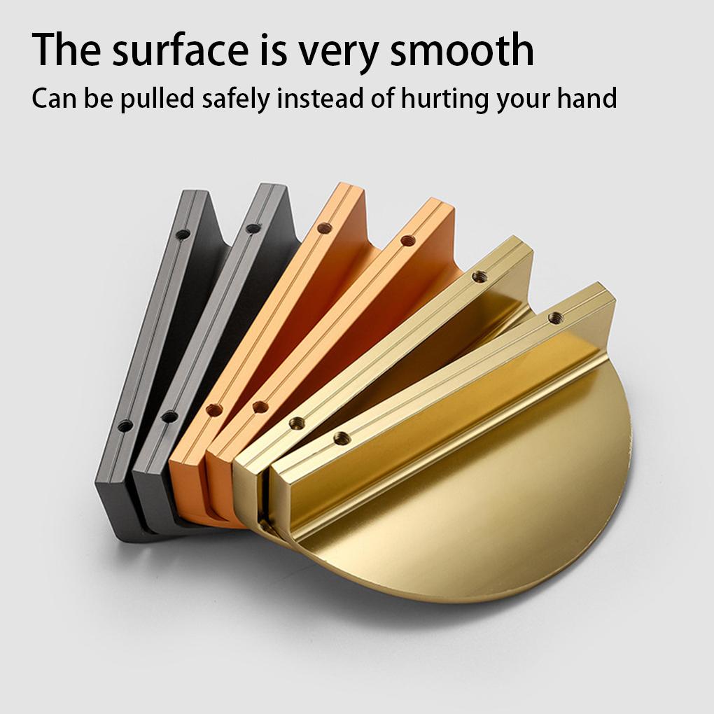 64mm Cabinet Handle Aluminum Alloy Wardrobe Drawer Cupboard Dresser Furniture Pull Home Knobs Replacement Hardware Parts