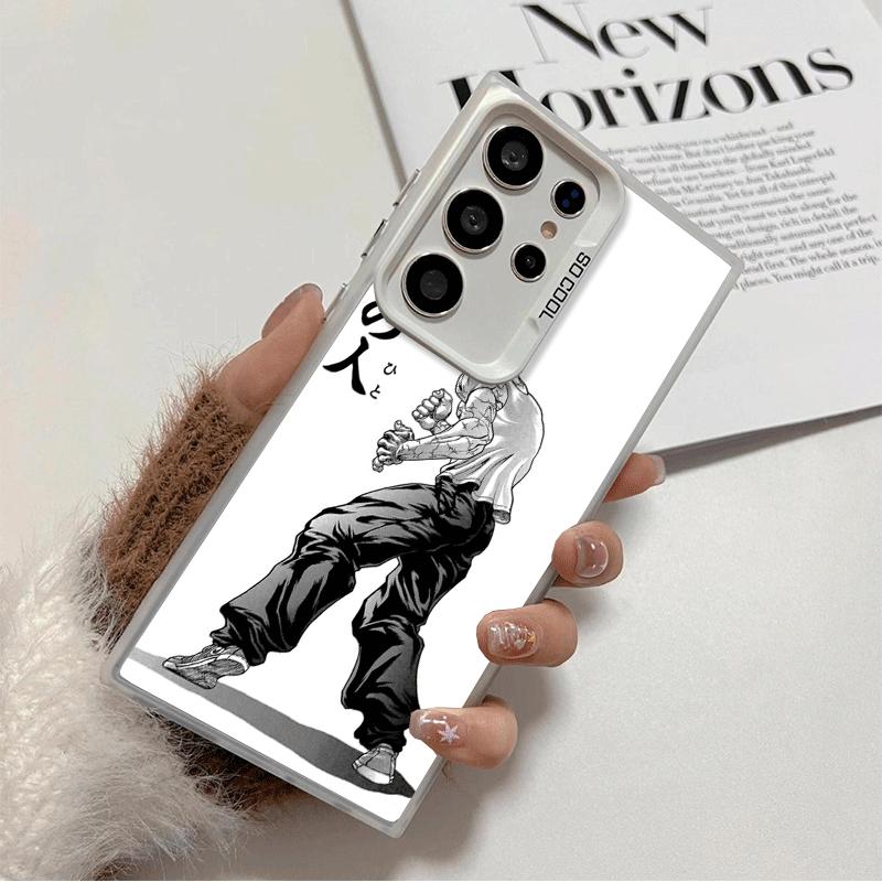 

Baki the Grappler Anime Soft Phone Case for Samsung Galaxy S24 S25 FE S26 Edge S23 Ultra S22 Plus S21 + Shockproof Cover Back Sh Samsung S21 Plus