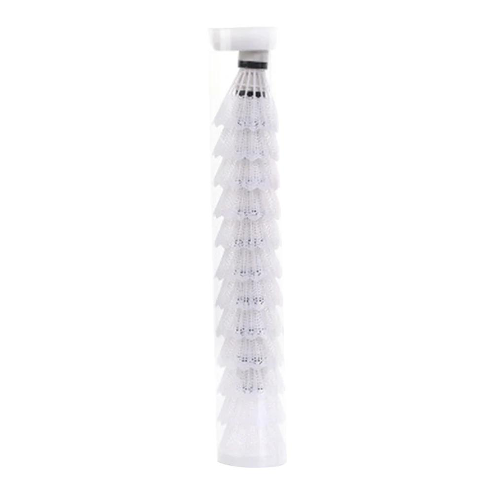 12pcs Plastic Badminton Shuttlecock Lightweight Badminton for Hitting Practice Portable Badminton for Practice Outdoor Supplies