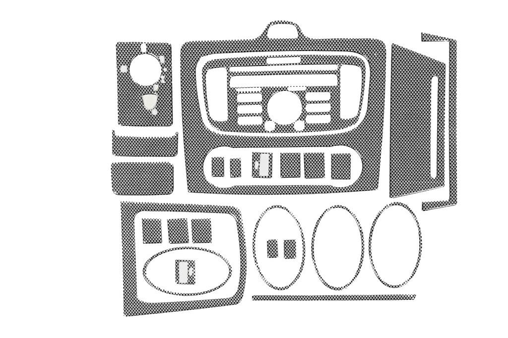 

Clima panel overlays (Maxi-set, Carbon) for Ford Focus II 2008-2011