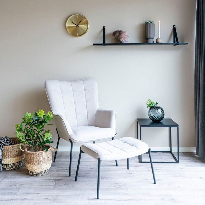 Horloge murale doré ronde en aluminium Ø 30 cm