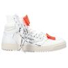 OFF WHITE Off Court 3.0 High Top Sneakers White/Orange OMIA065F21LEA0020110