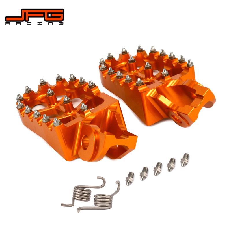 Motorcycle CNC  New Foot Pegs Footpegs Pedals For KTM SX SXF EXC EXCF XC XCF 125 150 250 300 350 450 500 2017- JFG