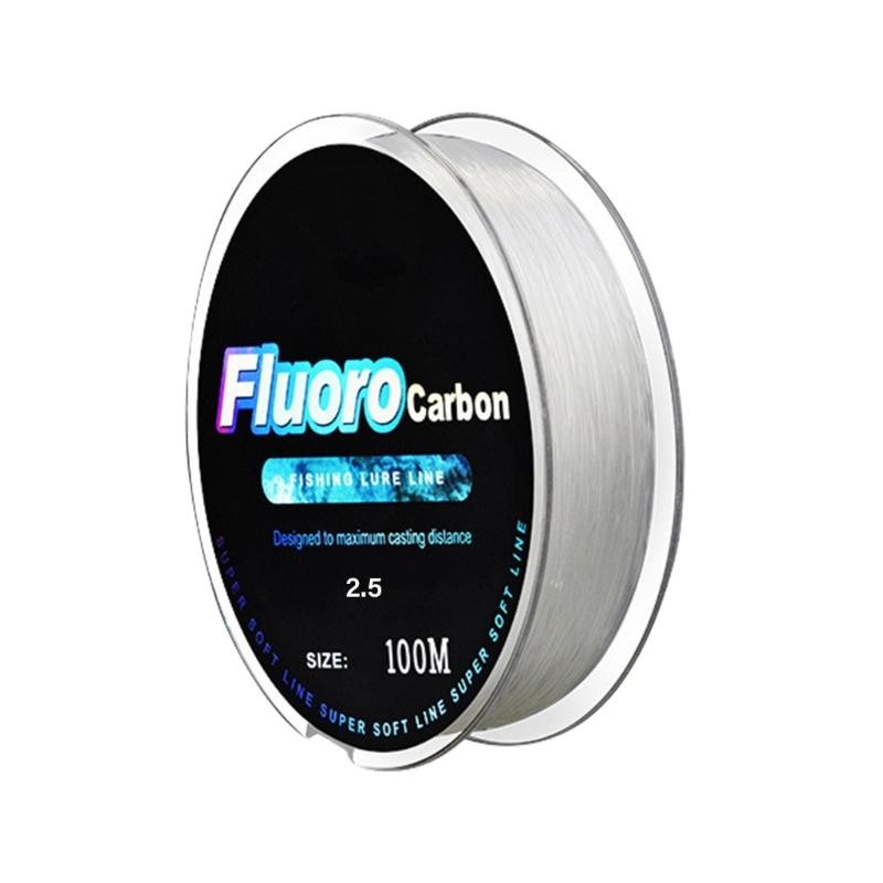 

0.14mm-0.5mm Fluorocarbon Coating Fishing Line 4.13-34.32LB Monofilament Line 100m Fast Sinking Line Abrasion Resistant