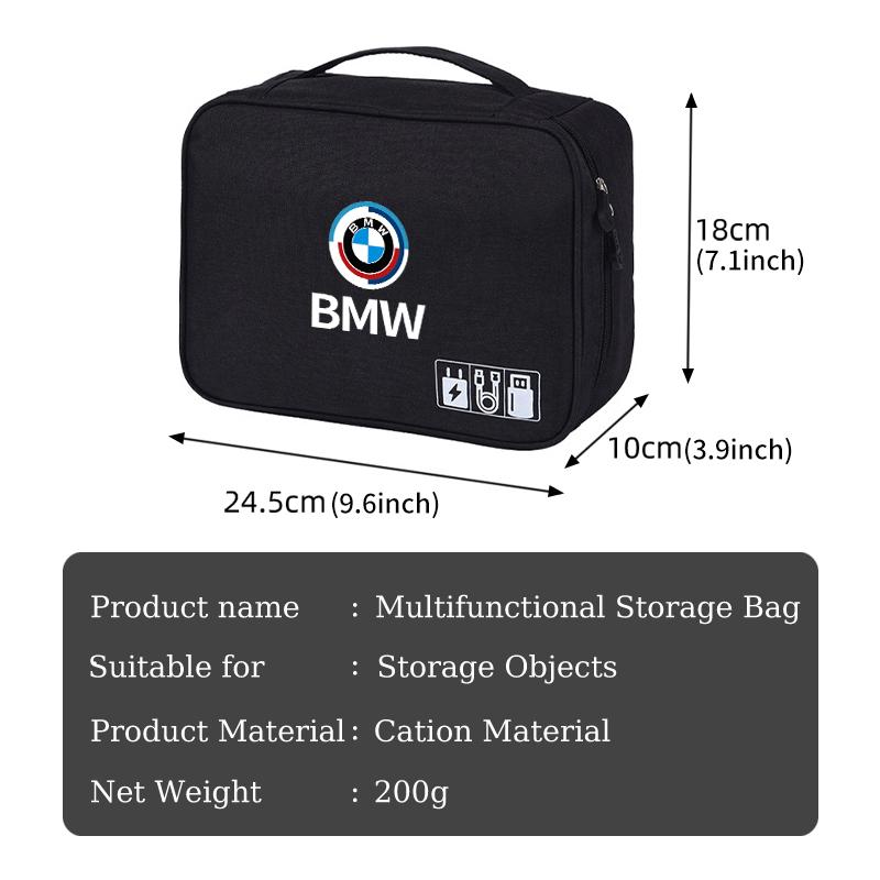 Car USB Data Cable Organizer Headset Charging Treasure Box For BMW E90 E60 E93 E87 G01 G20 X3 X5 F30 F20 G05 G06 G07 F07