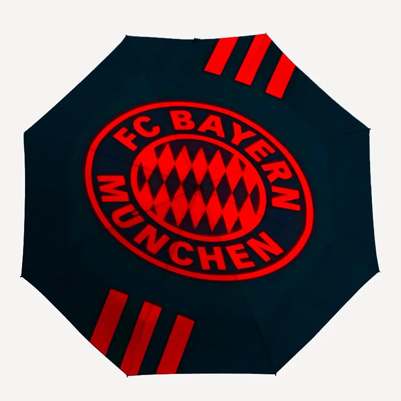 1pc B-Bayern Munich (8) Umbrella, Sun Protection, And UV Shielding. It Has Eight Sturdy Ribs for Outdoor Use And Perfect As a Holiday Gift
